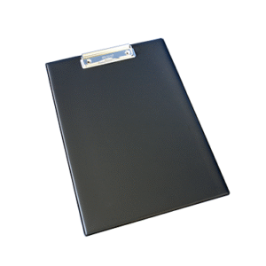 PORTE BLOC A PINCE NOIR A4 SUPPORT PAPIER